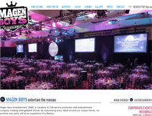 Tablet Screenshot of magenboys.com